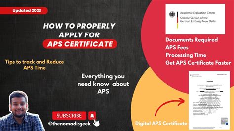 APS Digital Certificate Step By Step Process How To Properly Apply