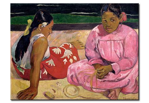 Kunstkopie Frauen Von Tahiti Am Strand Paul Gauguin Kunstdrucke