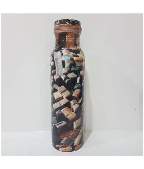 Sarvsiddhi Copper Bottle Multi Design Multicolour Ml Copper Water