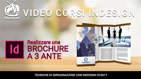 Realizzare Una Brochure A Ante Con Indesign Youtube