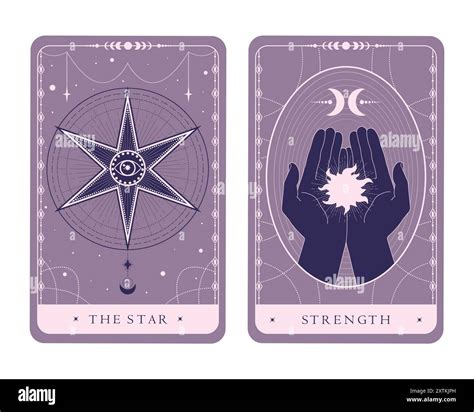 Magical Celestial Tarot Cards Of Major Arcana Tarot Symbols The Star