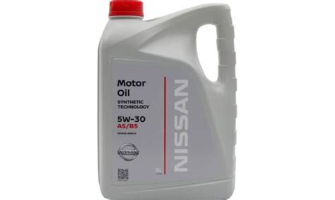 Масло моторное Nissan 5w30 синтетическое, API SL/CF, ACEA A5/B5 ...