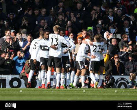 Fulham celebrates Tom Cairney goal Stock Photo - Alamy