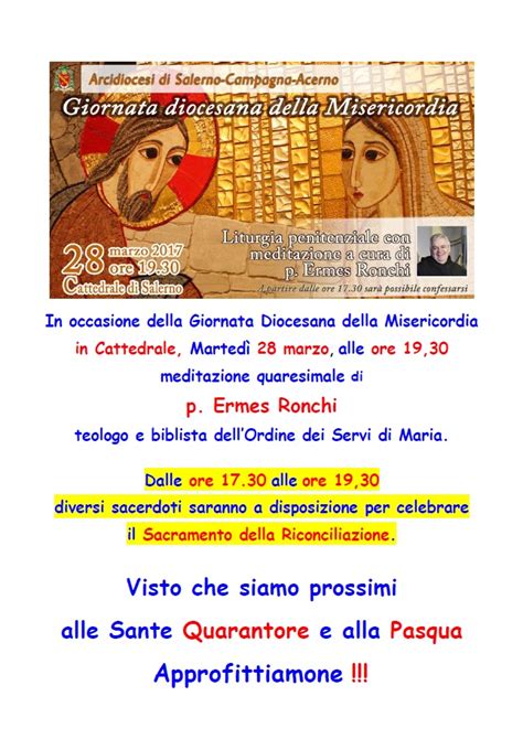 Marzo Giornata Diocesana Della Misericordia Parrocchia Di S