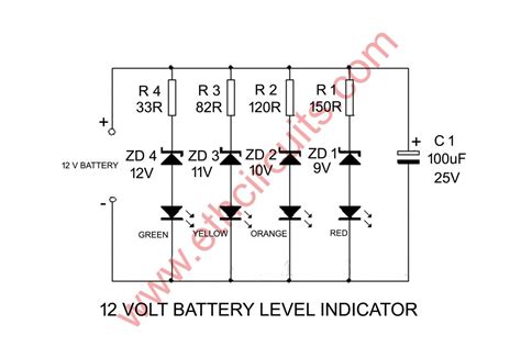 12 Volt Battery Monitor Circuit Diagram Pdf Wiring Diagram