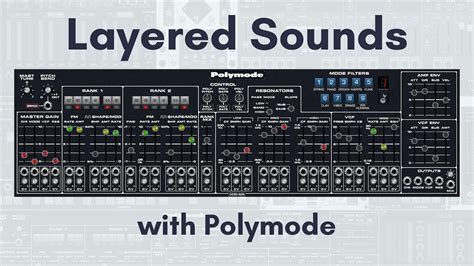 Voltage Modular Tutorial Creating Layered Sounds With Polymode Youtube