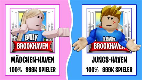 Youtuber Erstellen Jungs Brookhaven Vs M Dchen Brookhaven Youtube