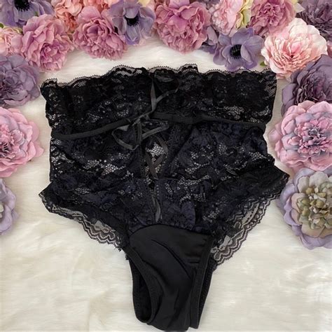 Intimates Sleepwear Sexy High Waist Lace Up Thong Lingerie Panties Poshmark