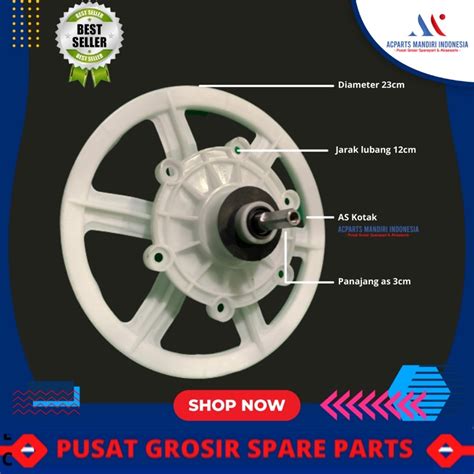 Jual Gearbox Plus Pulley Mesin Cuci Sanyo 2 Tabung Shopee Indonesia