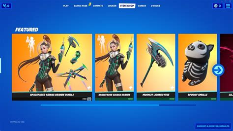 Spacefarer Ariana Grande Bundle Fortnite Itemshop Prewview Youtube