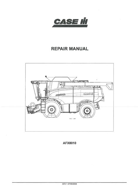 Case Ih Combine Afx8010 Axial Flow Workshop Service Repair Manual Afx 8010