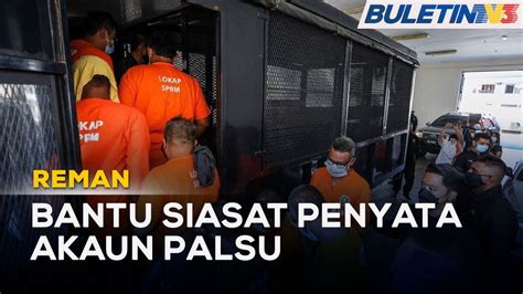 REMAN 15 Individu Direman Kes Kemuka Penyata Akaun Bank Syarikat