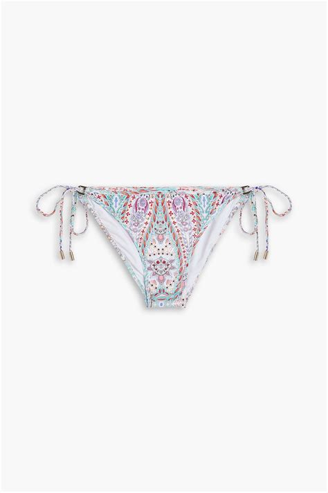 Melissa Odabash Malta Artemis Paisley Print Low Rise Bikini Briefs The Outnet