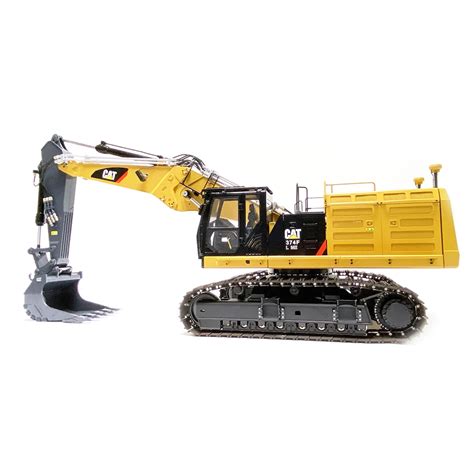 New 1 14 Three Section Arm 374F RC Excavator Model Full Metal Hydraulic