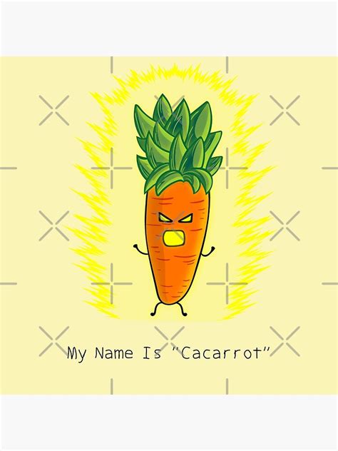 "funny carrot cosplay dragon ball z kakarot" Poster for Sale by ...