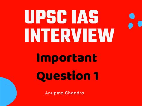 Upsc Interview 2021 I Most Important Question I Psychology Of Ias