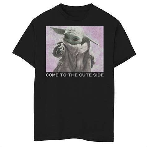 Boys 8 20 Star Wars The Mandalorian Cute Side Photo Graphic Tee