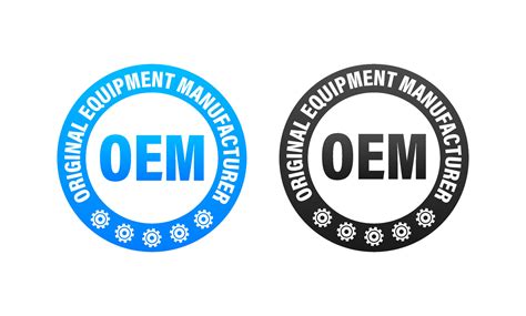 Oem Original Equipment Manufacturer Vector Stock Illustration