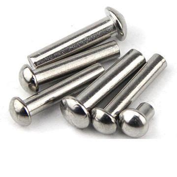 China Stainless Steel Round Head Rivet M Plain Finish Solid