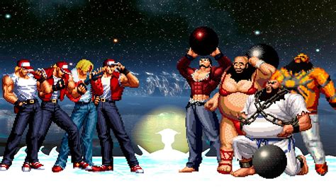 Kof Mugen Terry Bogard Team Vs Chang Koehan Team Youtube