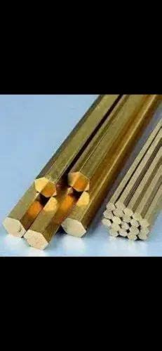 Hexagonal Brass Hex Extrusion Rod For Industrial Size 6mm To 25mm At