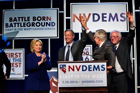 Clinton Sanders And Omalley Draw Raucous Crowd In Las Vegas Las