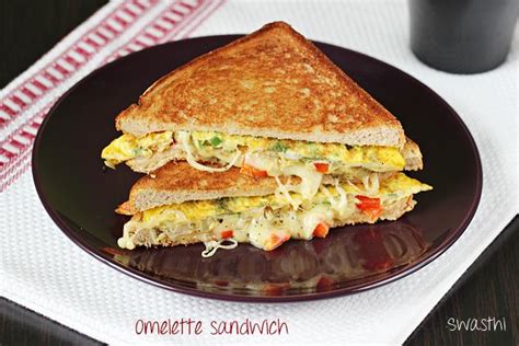 Bread omelet recipe | Bread omelette sandwich recipe | Omelet sandwich