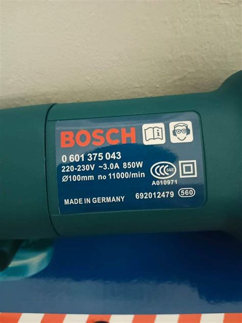 Bosch Heavy Duty Angle Grinder, Commercial & Industrial, Construction ...