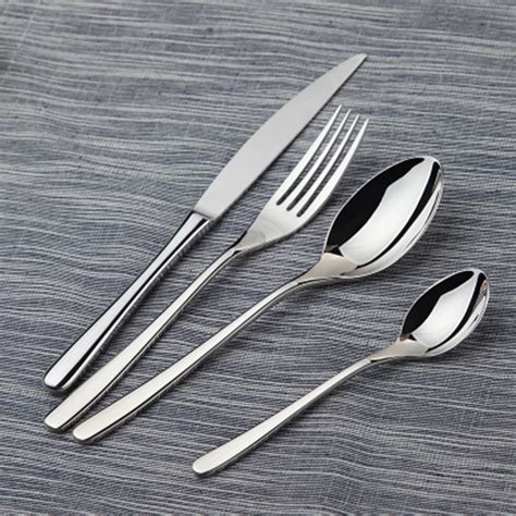 24 Pieces 1810 Stainless Steel Flatware Set Polishing Silverware Set