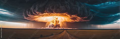 Set of nuclear explosions and mushroom clouds isolated on a transparent ...