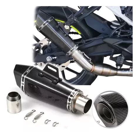 Escape Silenciador Para Moto Deportiva Universal 38 51mm Envío gratis