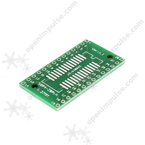 2pcs SOP28, SSOP28 and TSSOP28 to DIP PCB Adapter | Open ImpulseOpen ...
