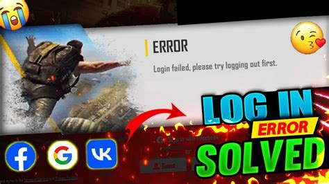 Free Fire Login Failed Please Try Logging Out First Google Free Fire