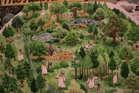 Jazz Greenhill Illustration.: The Garden of Eden Map