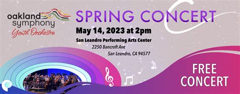 Spring OSYO banner - Oakland Symphony