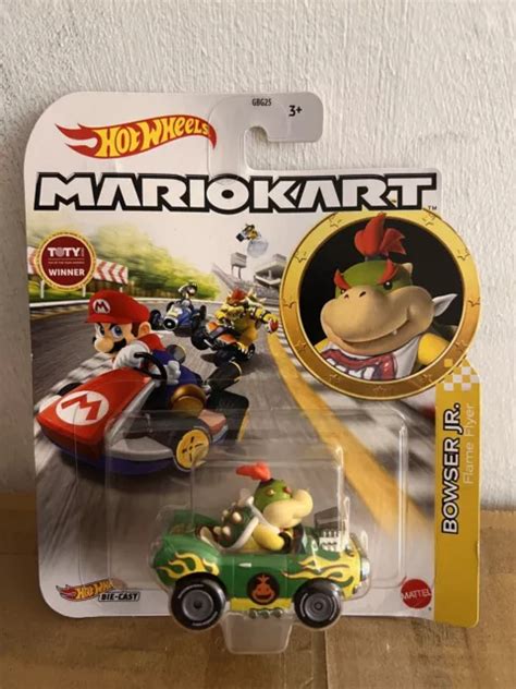 HOT WHEELS MARIO Kart Bowser Jr Flame Flyer RARE BNIB 24 00 PicClick UK