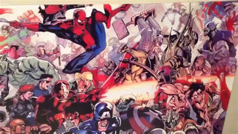 Marvel Heroes Vs Skrulls Canvas Poster Awesome Youtube