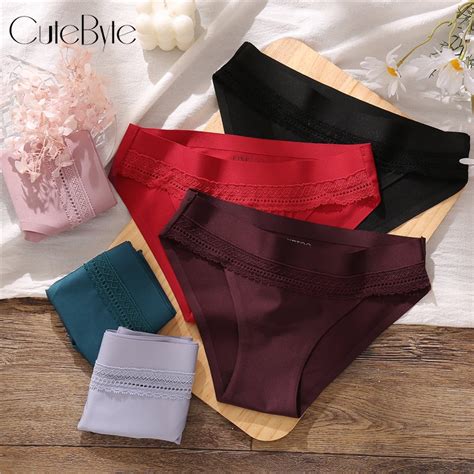 Cute Byte Pcs Set Lace Panties Women S Underwear Female Lingerie Seamless Panties Underpants