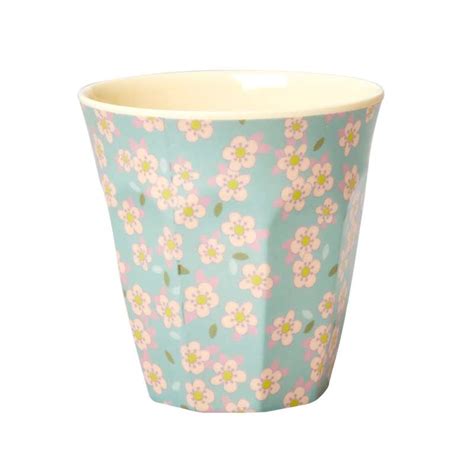 Gobelet Melamine Medium Small Flowers Bleu Rice La Belle Vie