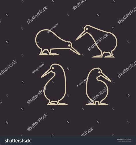 Kiwi Logo Icon Designs Vector Stock Vector (Royalty Free) 1198355956 | Shutterstock