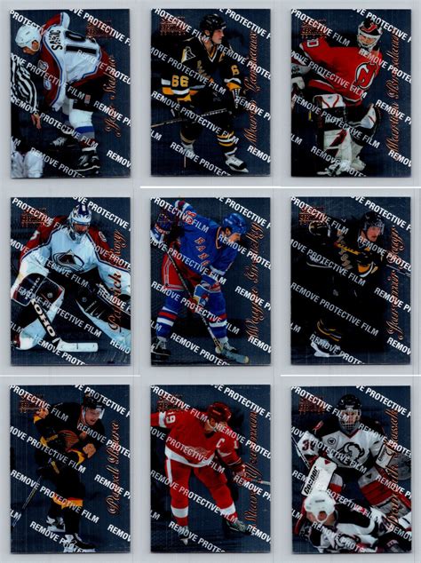 1996 97 PINNACLE SELECT CERTIFIED HOCKEY COMPLETE 150 CARD SET Gretzky