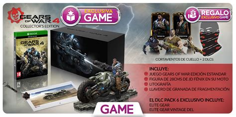 Gears of War 4 Edición especial regalo de reserva y Xbox One S