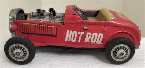Vintage Toys Vintage Tin Toy Hot Rod Car Was Listed For 965 00 On 11 May At 21 16 By