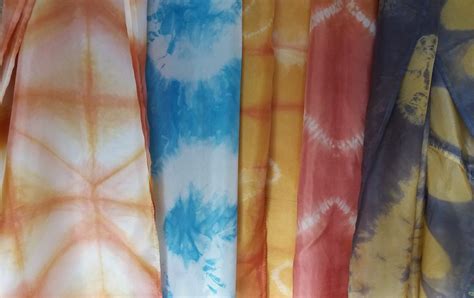 Creating A Shibori Silk Scarf And Natural Dyeing Workshop Townhill Studio