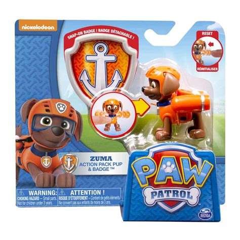 Spin Master Paw Patrol Action Pack Pup Zuma