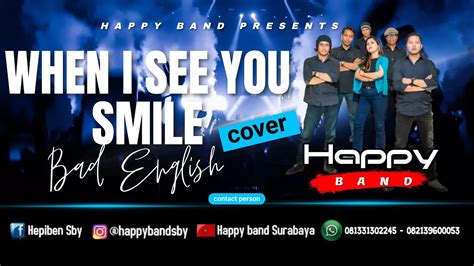 WHEN I SEE YOU SMILE BAD ENGLISH Cover By Happy Band YouTube