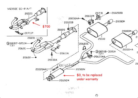 2004 Nissan Xterra Catalytic Converter Diagram