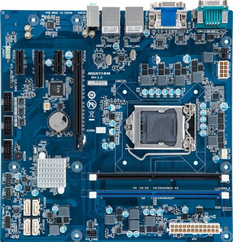 Uatx H A Micro Atx Motherboard With Intel H Chipset Supports