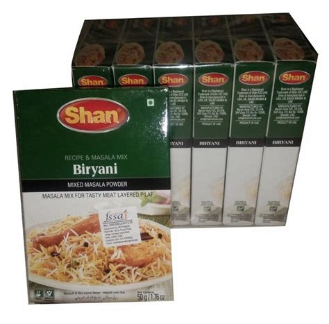 Shan Biryani Masala Packaging Size 50 G At 88 Box In Ghaziabad ID