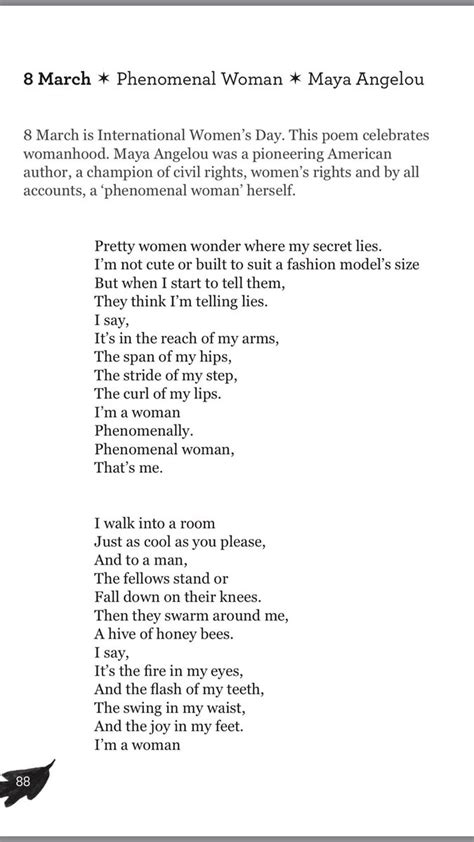 Maya Angelou Poems About Women